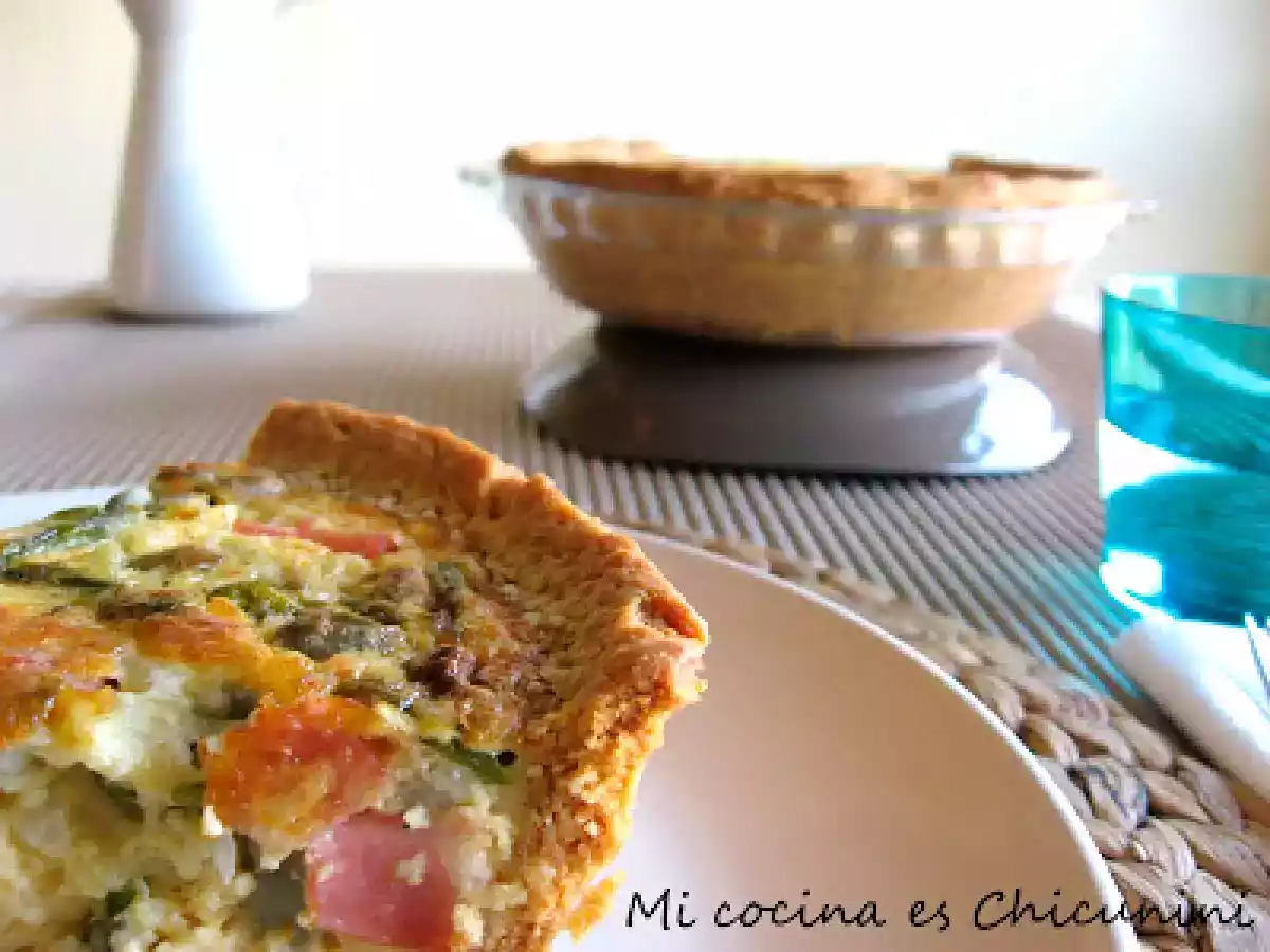 Quiche de habas y espárragos trigueros - foto 2