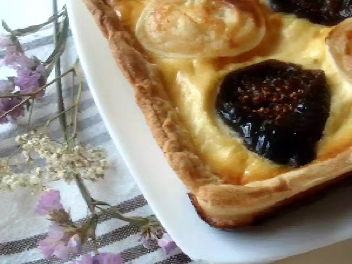Quiche de higos confitados y queso de cabra - foto 2