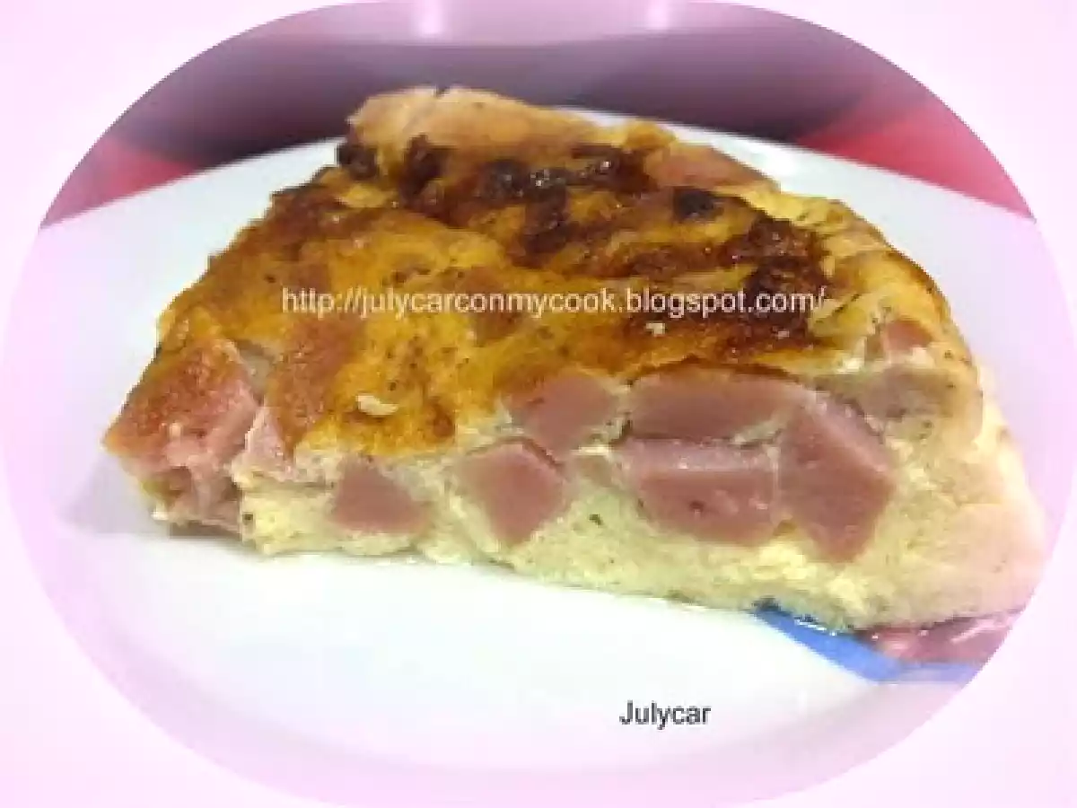 Quiche de jamon de pavo y queso quark 0% olla GM D