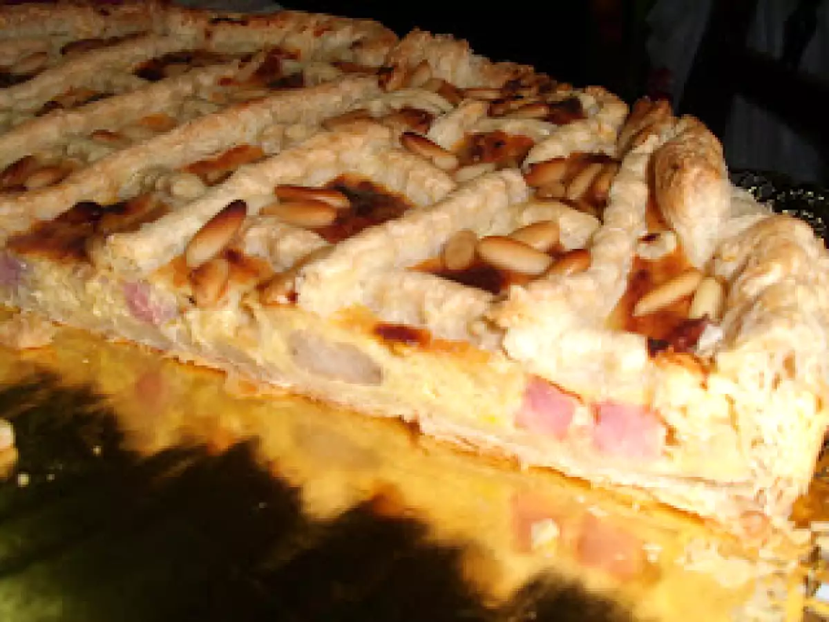 QUICHE DE JAMÓN, GAMBAS Y PIÑA - foto 3