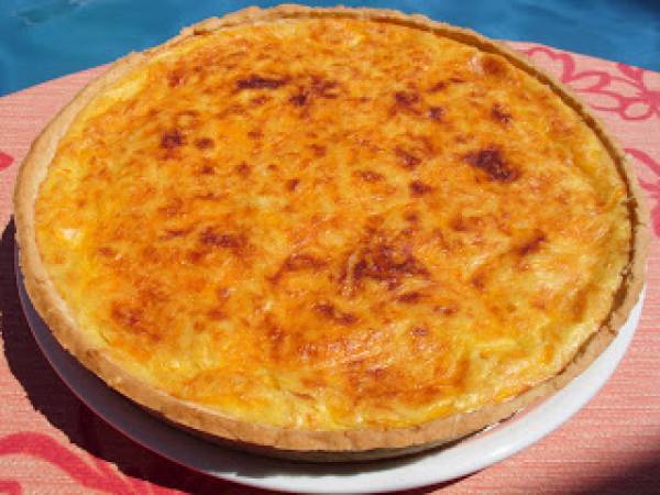 QUICHE DE JAMÓN Y QUESO