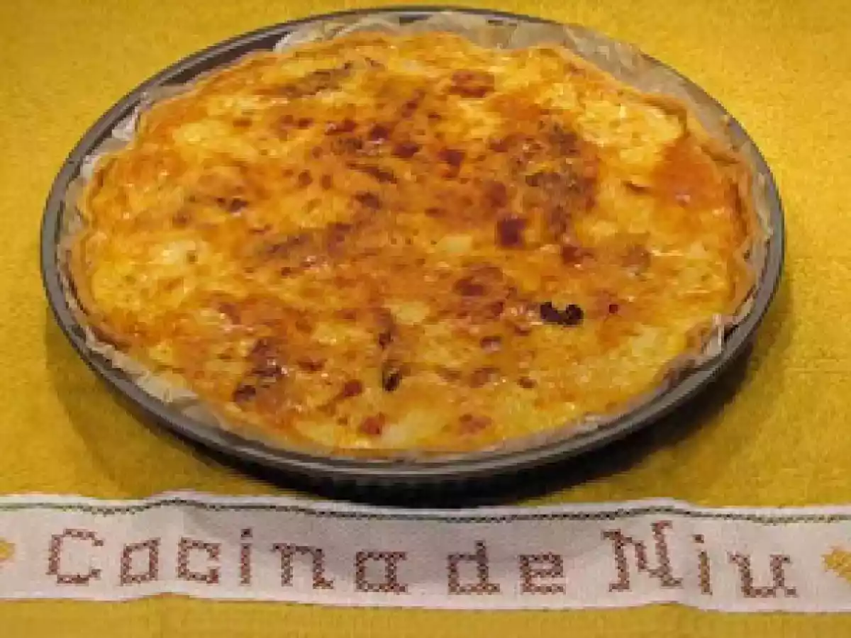 Quiche de Lacón y Coliflor