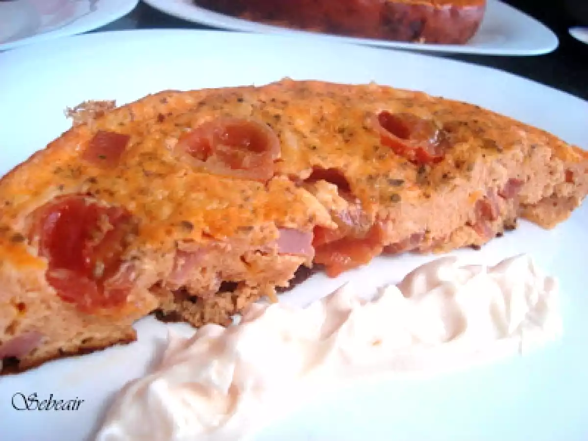 QUICHE DE LOMO EMBUCHADO Y TOMATES CHERRY (thermomix y fussioncook)