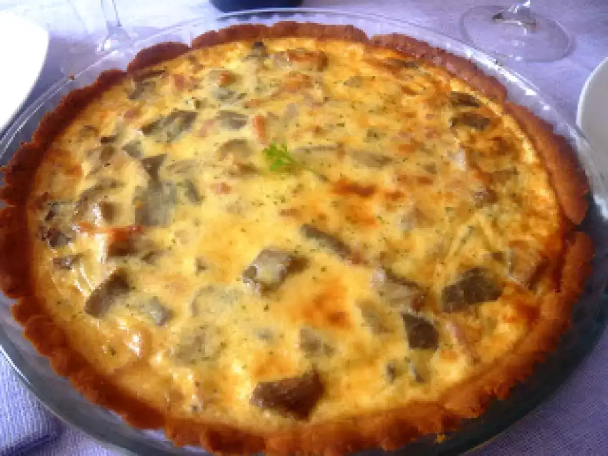 Quiche de maíz con gírgola y bacon - foto 2