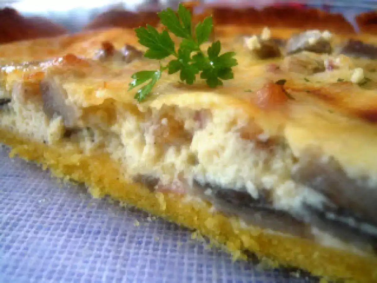 Quiche de maíz con gírgola y bacon - foto 3