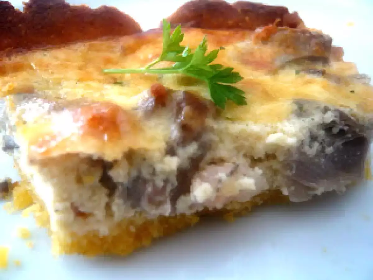 Quiche de maíz con gírgola y bacon - foto 4