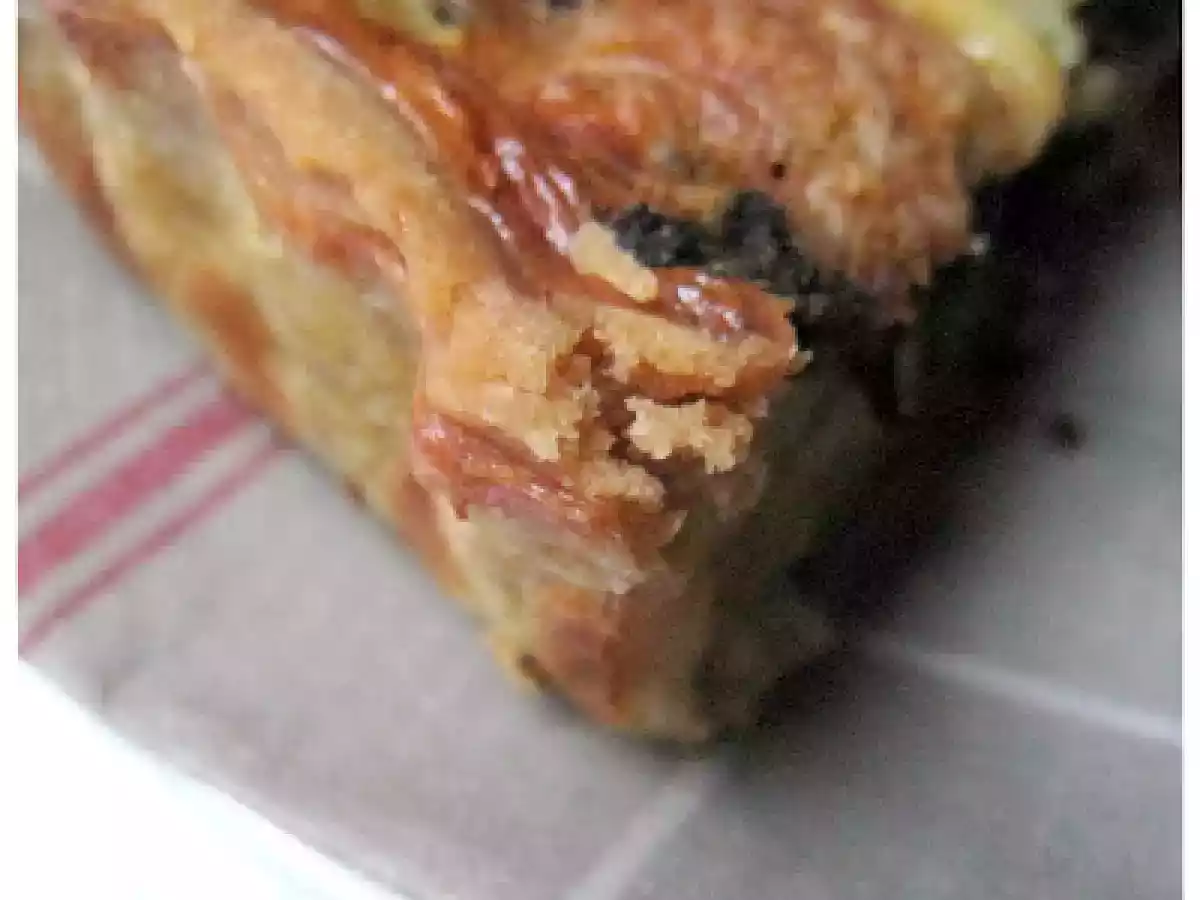 Quiche de morcilla con puerros y manzana - foto 4