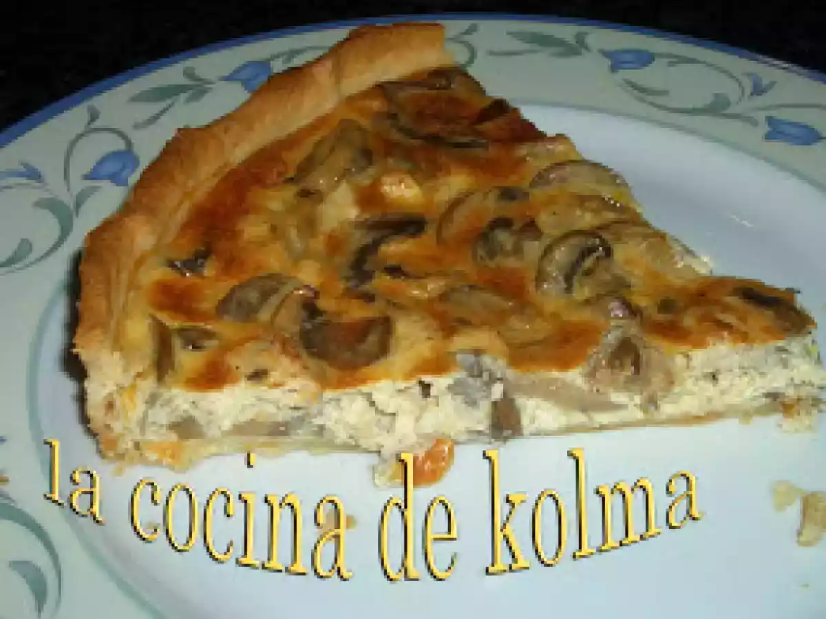 QUICHE DE POLLO Y CHAMPIÑONES - foto 2