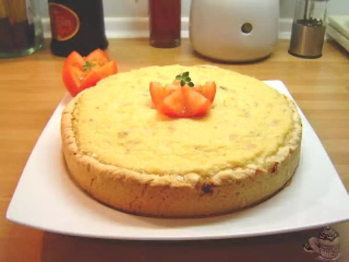 Quiche de puerro y gambas - foto 2