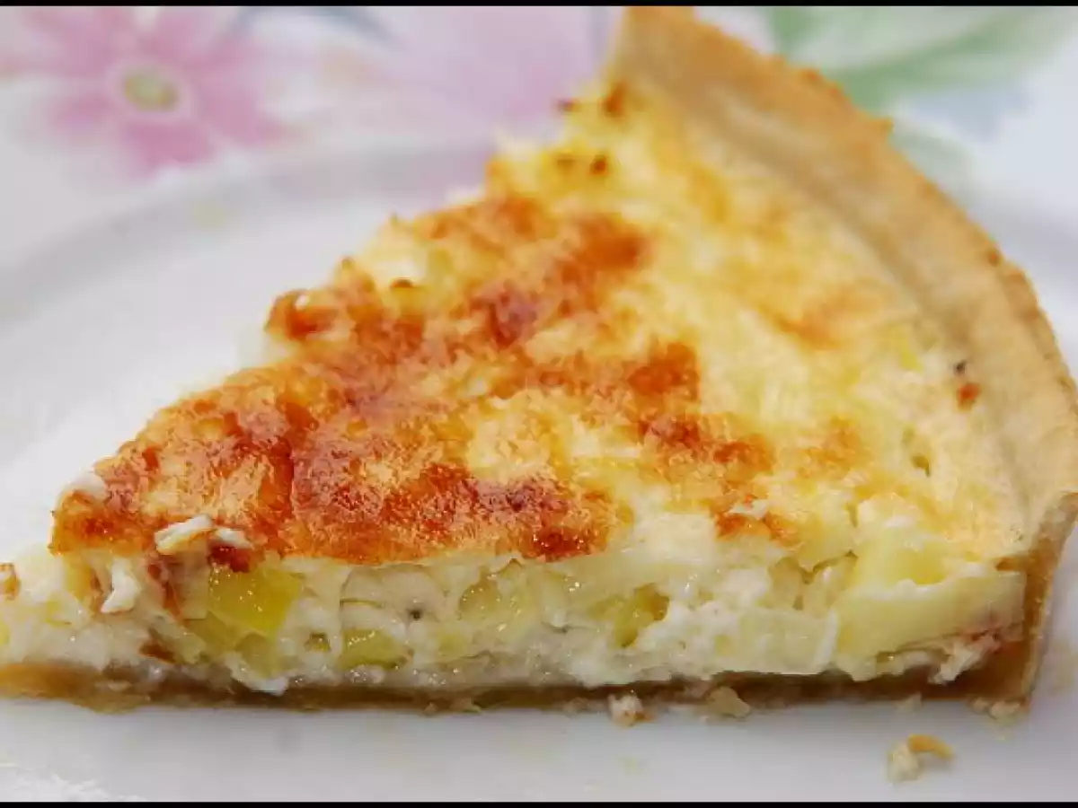 Quiche de puerros