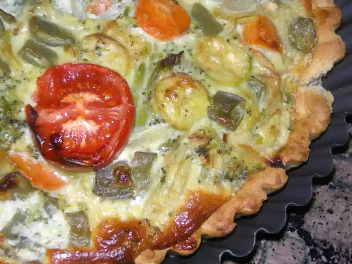 QUICHE DE VERDURAS