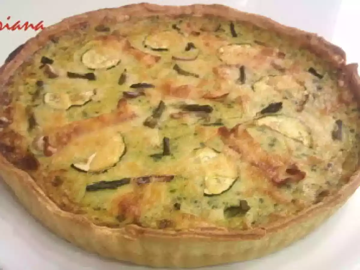 Quiche de verduras y grana padano - foto 2