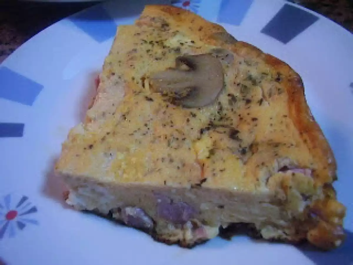 QUICHE DIETÉTICA SIN CORTEZA EN OLLA FUSSIONCOOK
