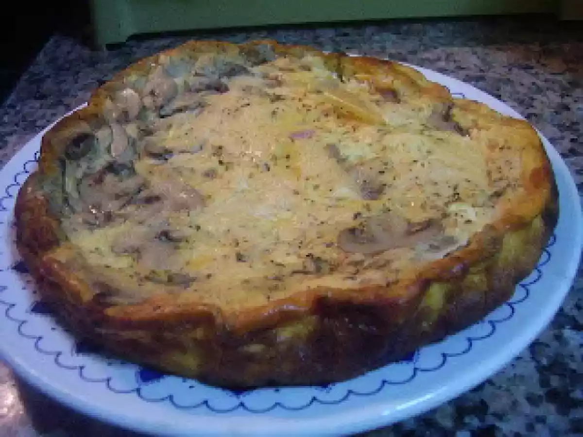 QUICHE DIETÉTICA SIN CORTEZA EN OLLA FUSSIONCOOK - foto 3