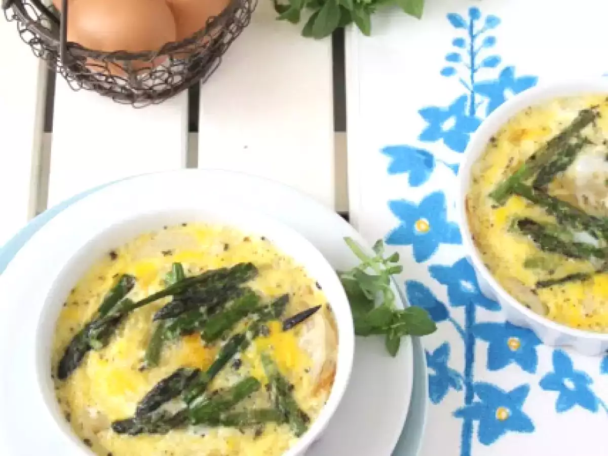 Quiche ligera de espárragos y cebolla - foto 3