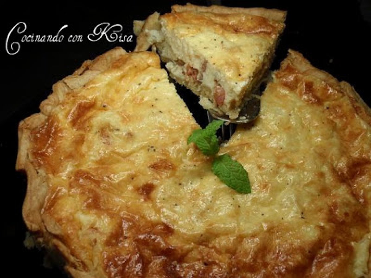 Quiche lorraine (kitchenaid y horno tradicional) Receta Petitchef