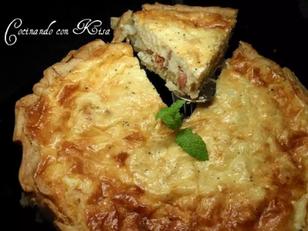 Quiche Lorraine (kitchenAid y horno tradicional) - foto 2