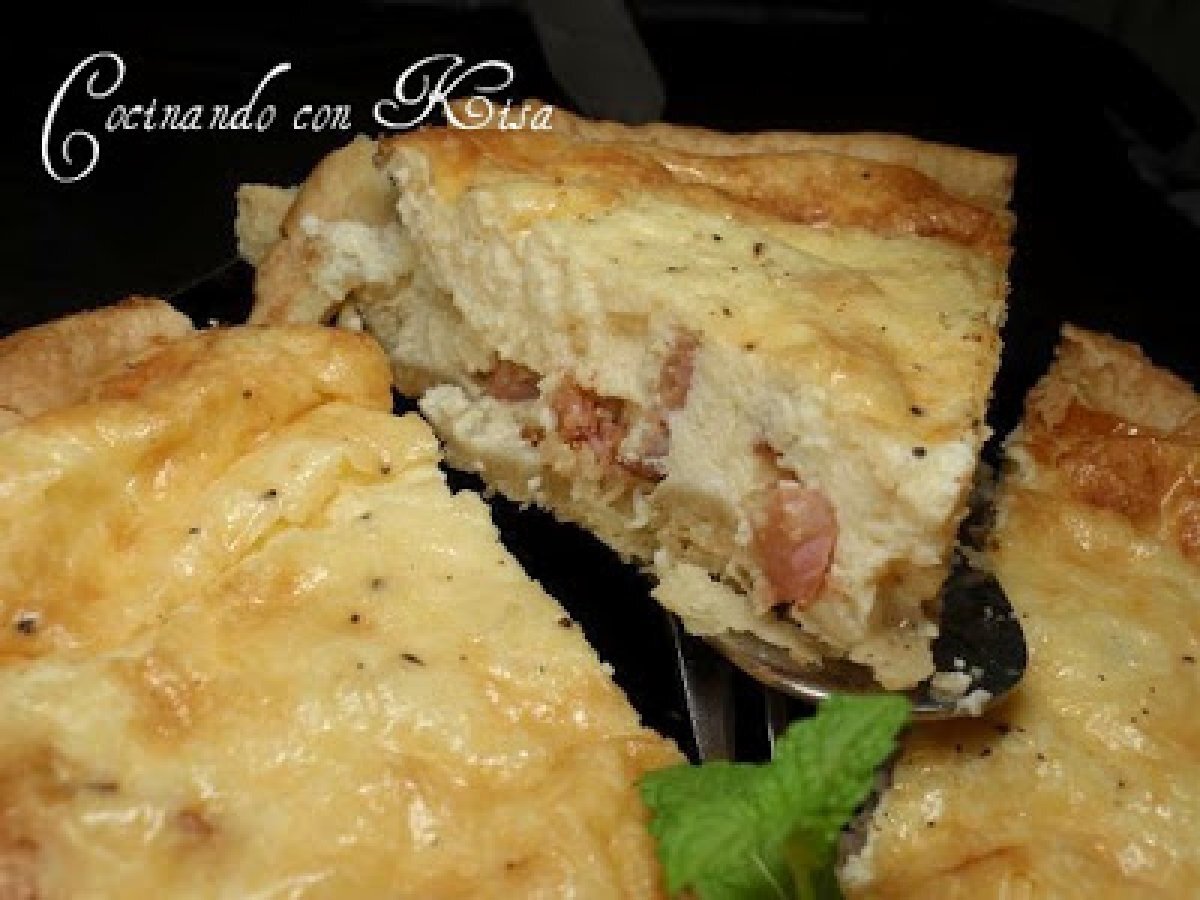 Quiche lorraine (kitchenaid y horno tradicional) Receta Petitchef