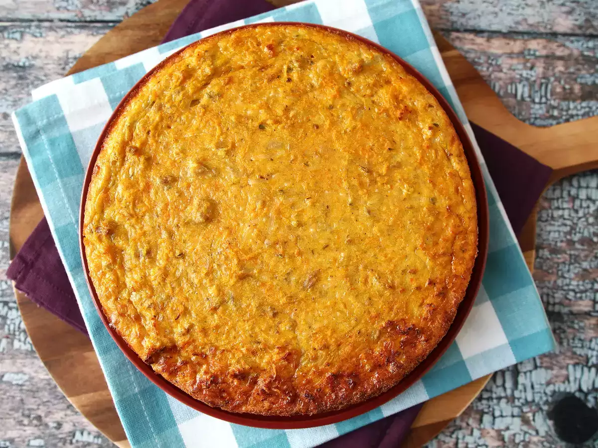 Quiche sin masa de atún, zanahorias y queso cottage: fácil y rica en proteínas - foto 2
