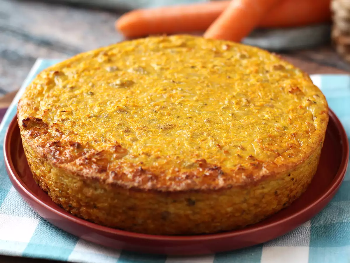Quiche sin masa de atún, zanahorias y queso cottage: fácil y rica en proteínas - foto 3
