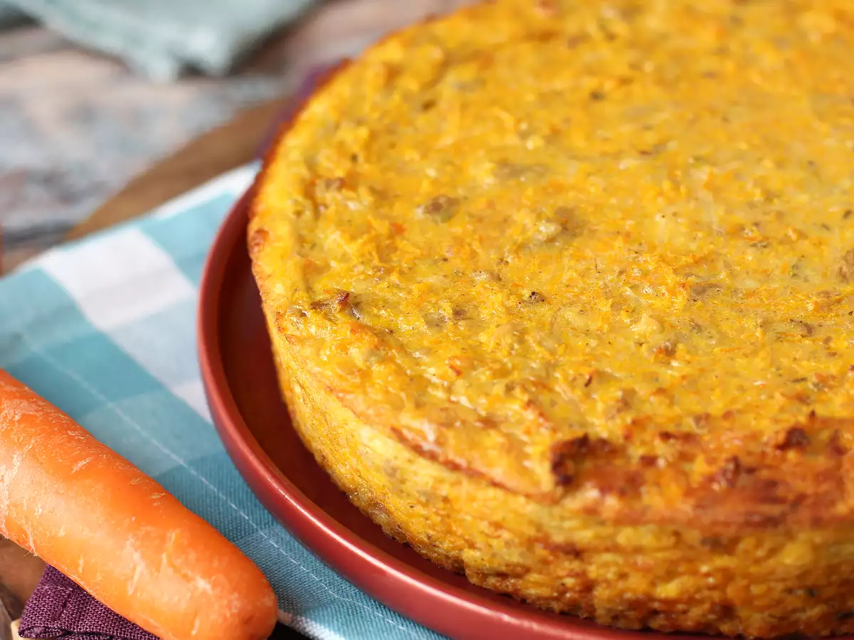 Quiche sin masa de atún, zanahorias y queso cottage: fácil y rica en proteínas - foto 4
