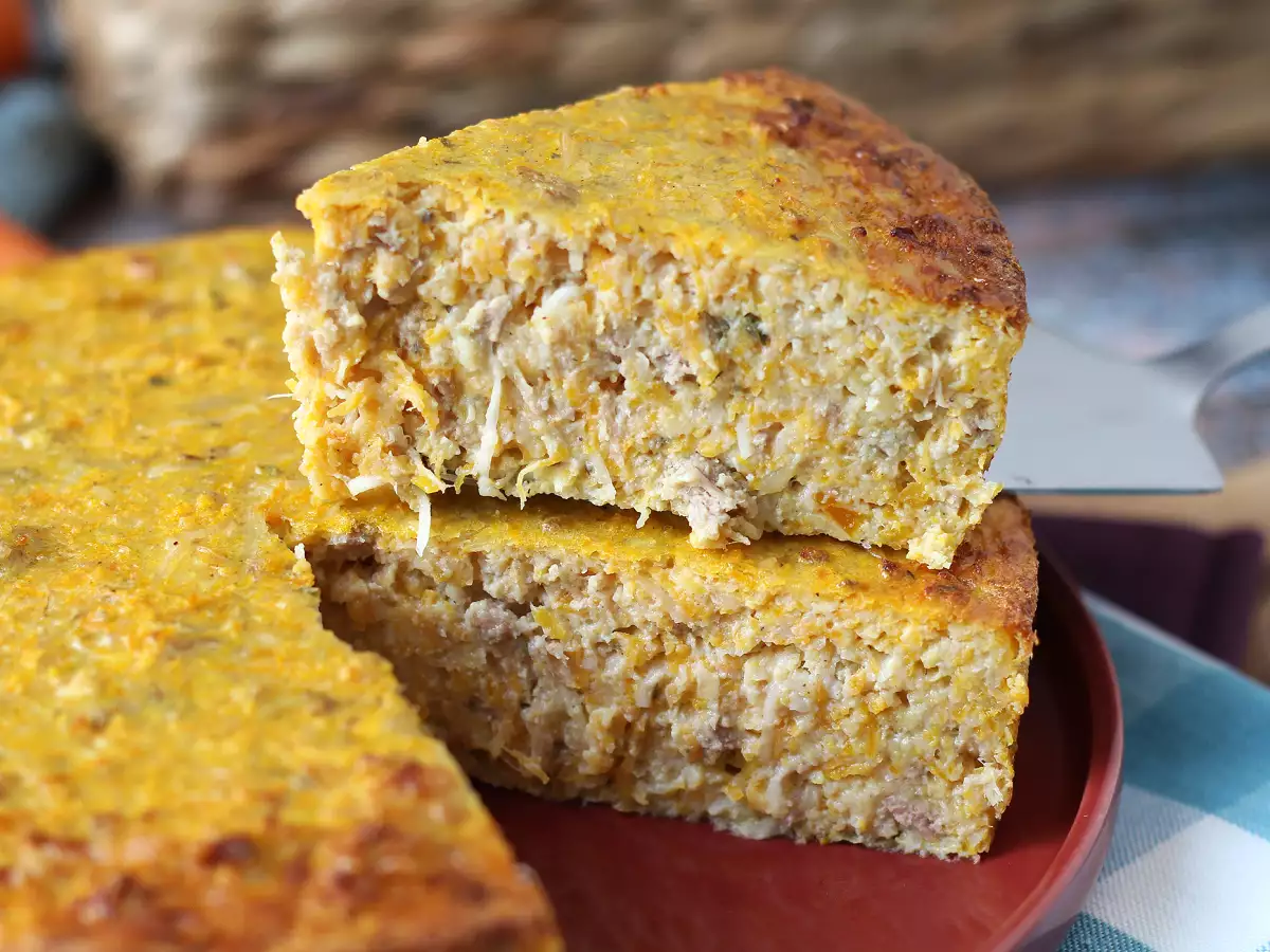 Quiche sin masa de atún, zanahorias y queso cottage: fácil y rica en proteínas - foto 5