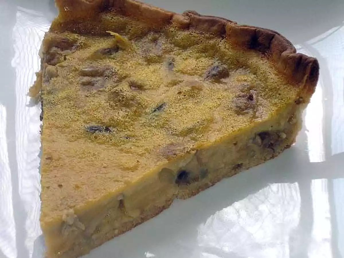 Quiche vegana de calabaza, nueces y setas - foto 2