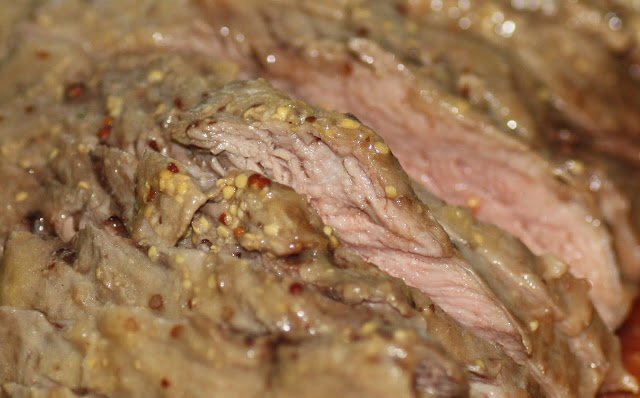 Rabillo de cadera a la mostaza - Receta Petitchef