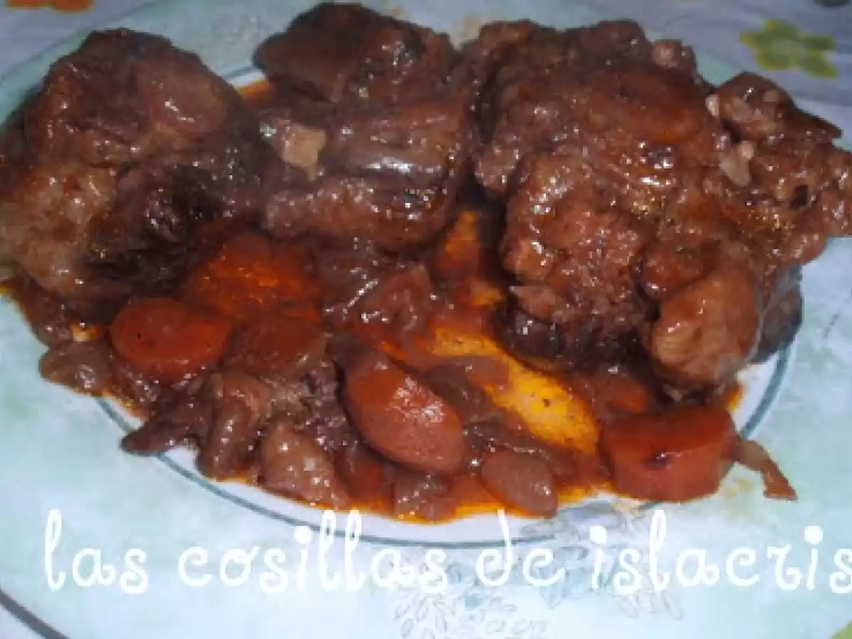 Rabo de ternera al vino tinto en fussioncook