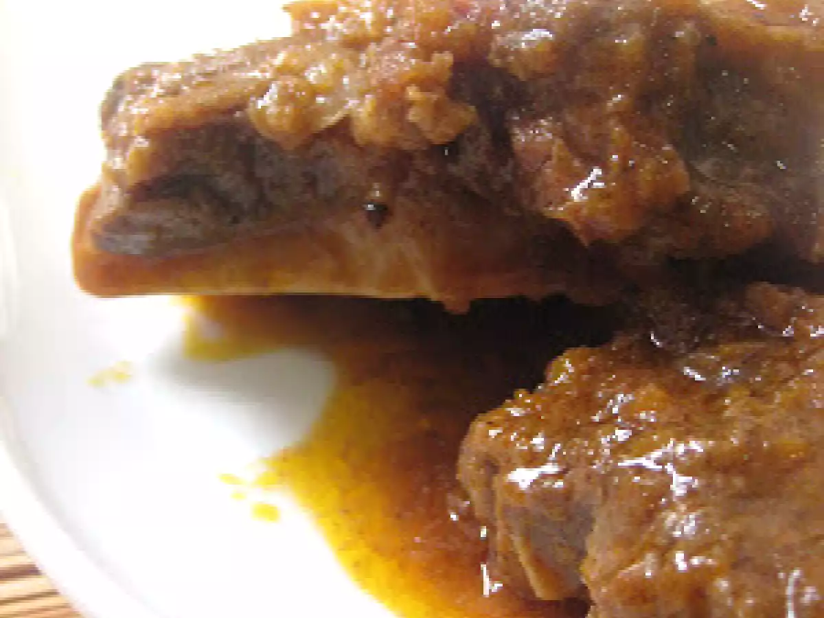 Rabo de toro en salsa