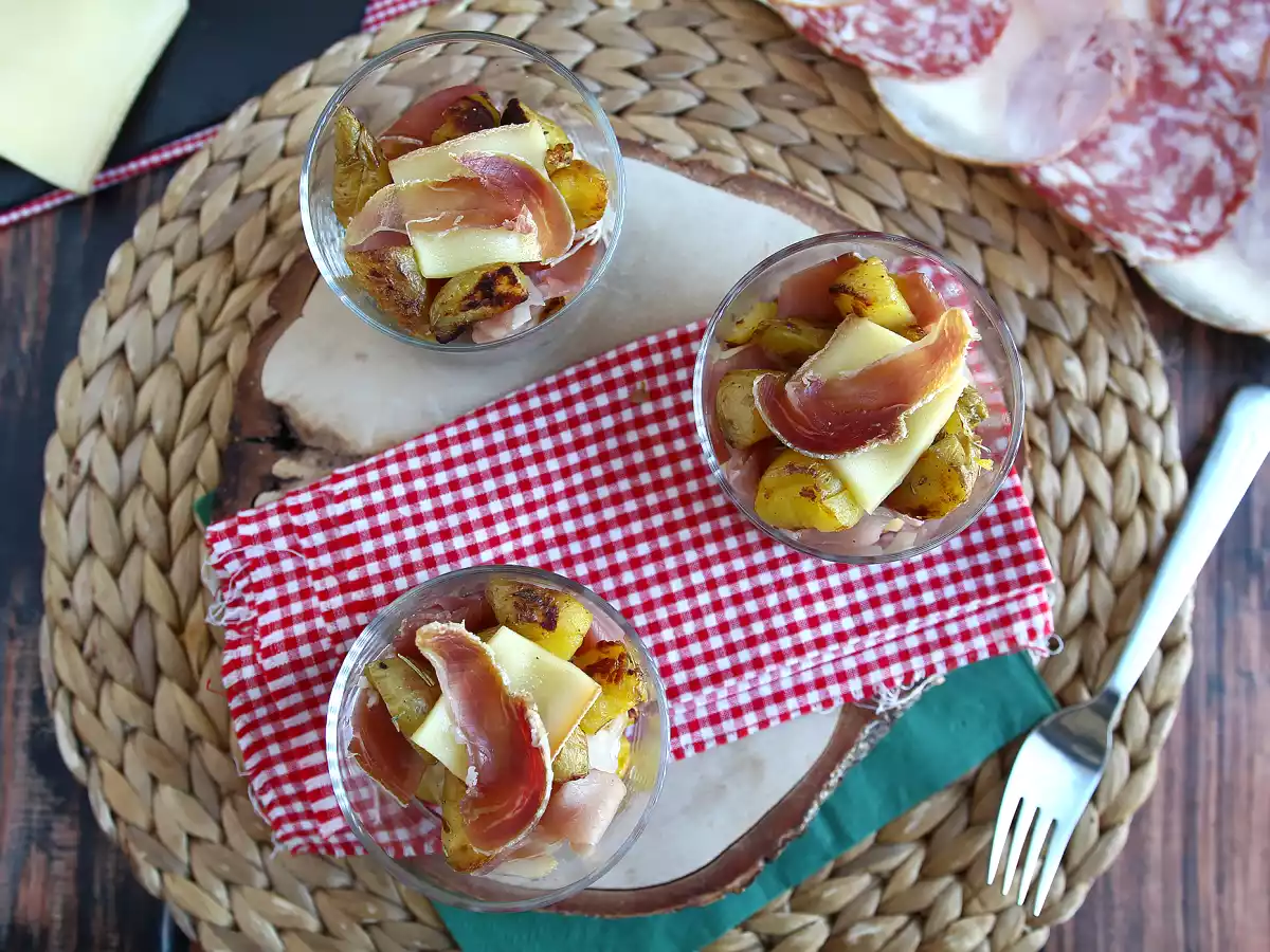 Raclette en vasito (sin máquina): El aperitivo perfecto para los días de frío - foto 2