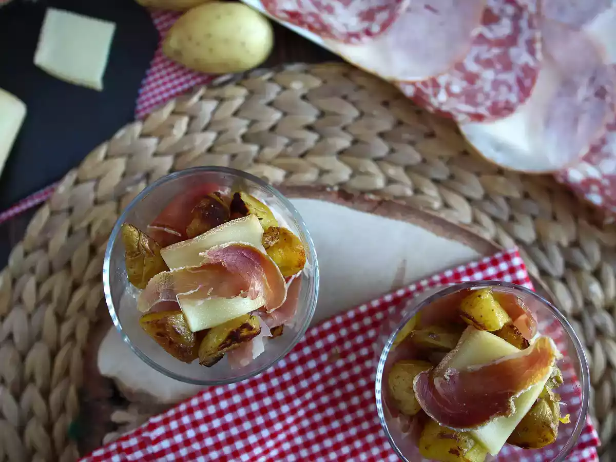 Raclette en vasito (sin máquina): El aperitivo perfecto para los días de frío - foto 4
