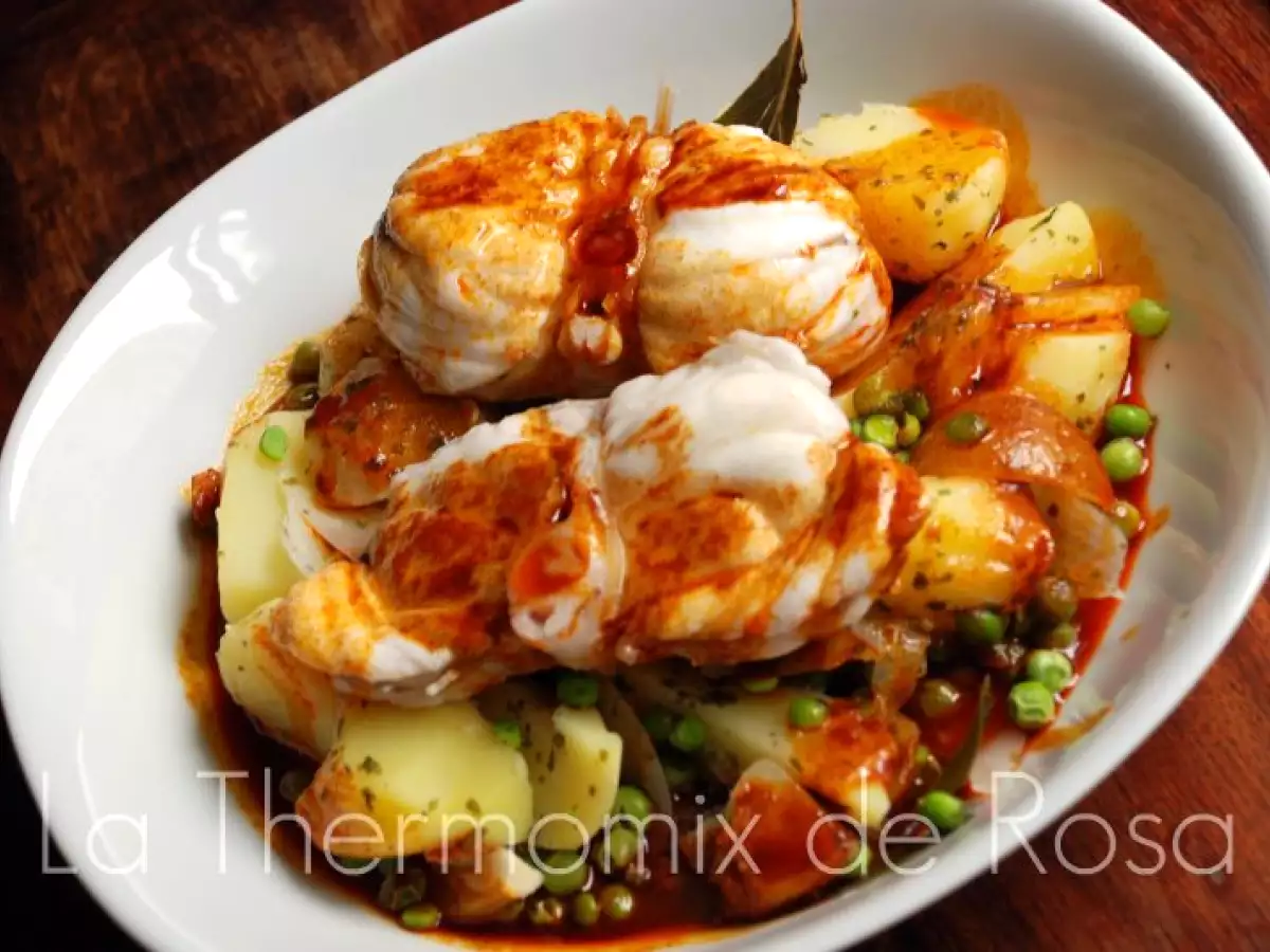 Rape a la gallega en thermomix