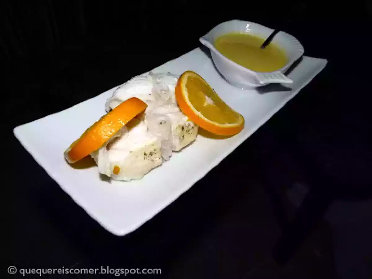 Rape a la naranja en papillote - foto 2