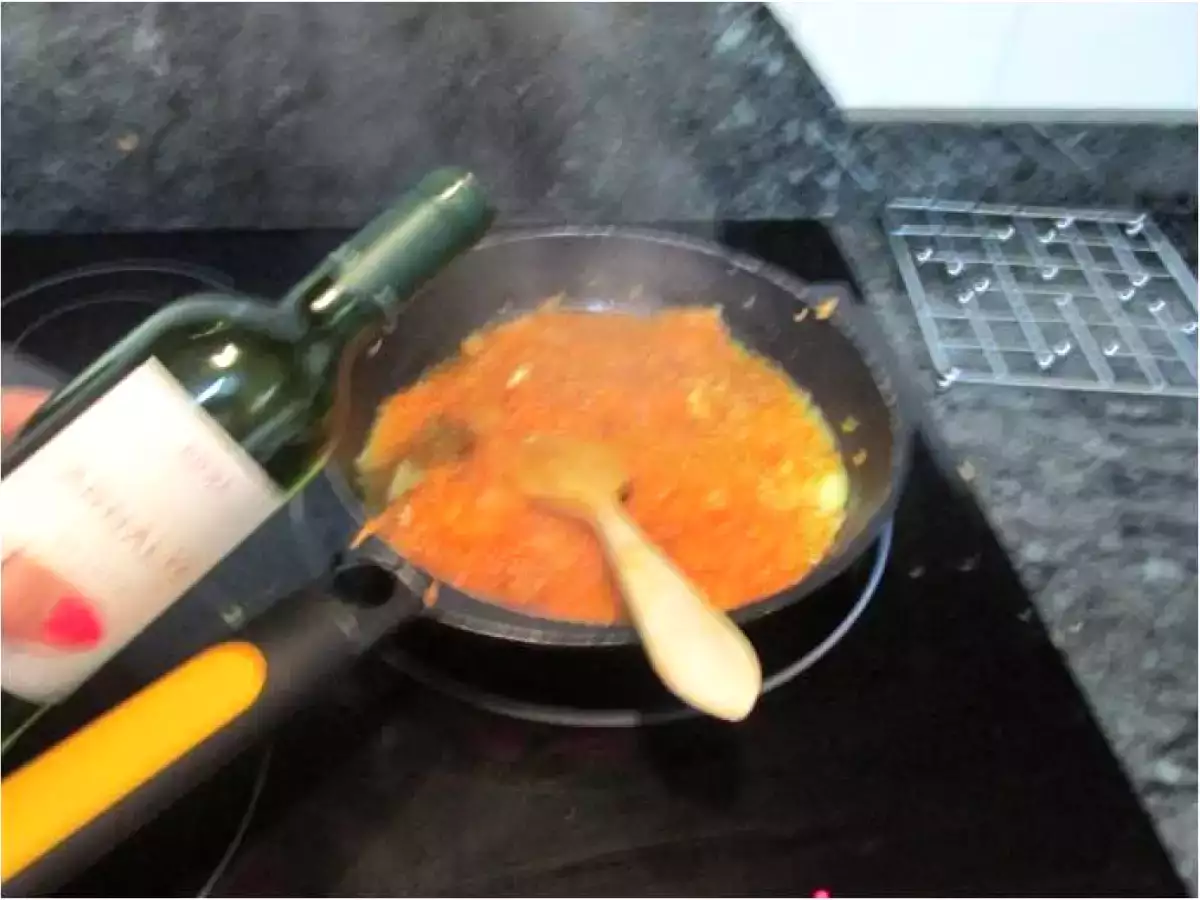 Rape con carabineros y langostinos a la americana - foto 4