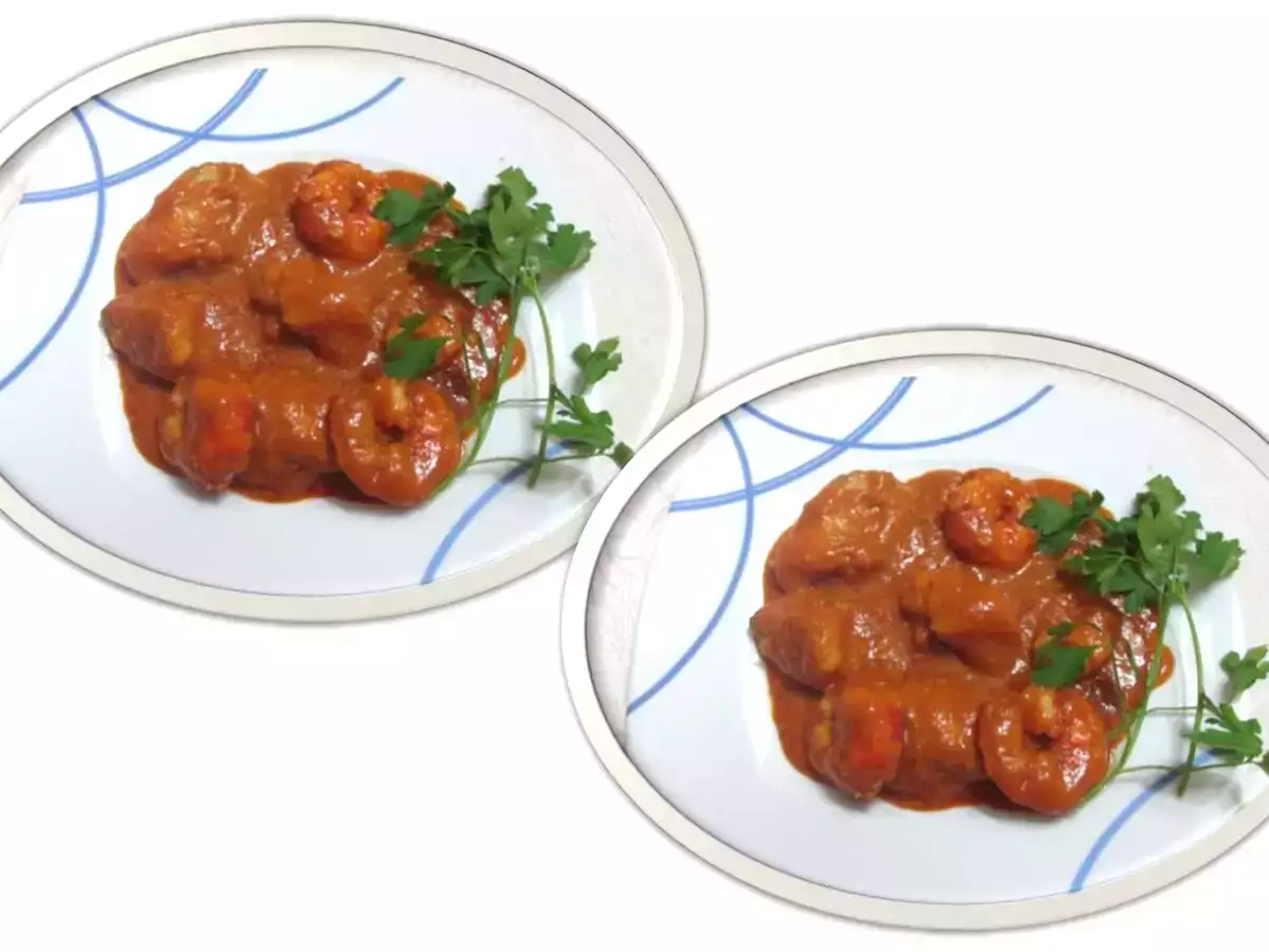 Rape con carabineros y langostinos a la americana - foto 10