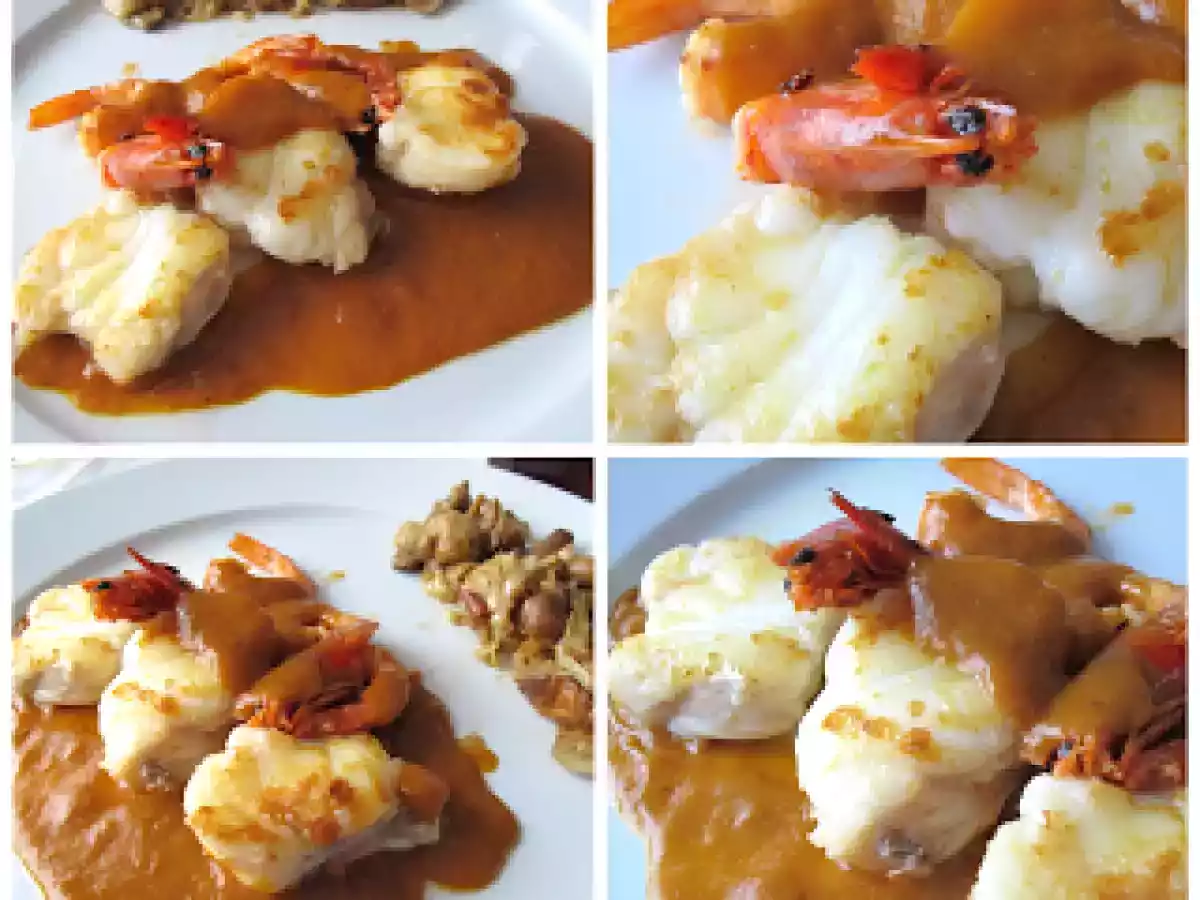 RAPE CON GAMBAS ROJAS, SALSA A LA SEDUCCION Y BOLETUS