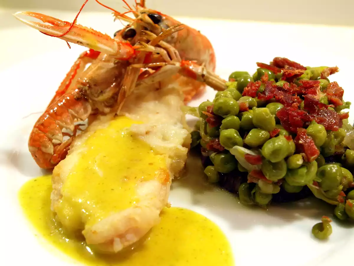 Rape con guisante a la menta - foto 2