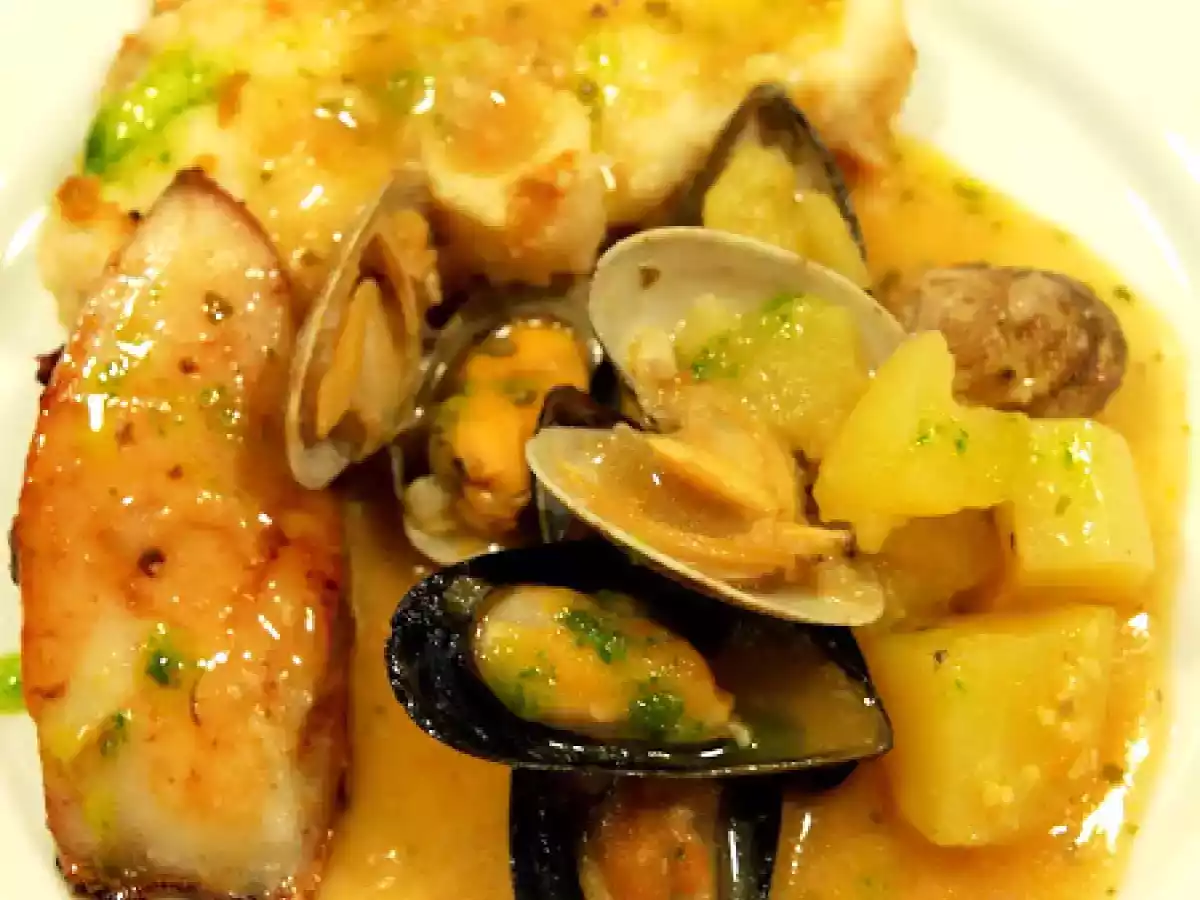 Rape con salsa de avellanas - foto 2