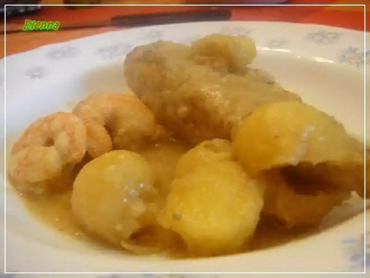 Rape con salsa de langostinos - foto 2