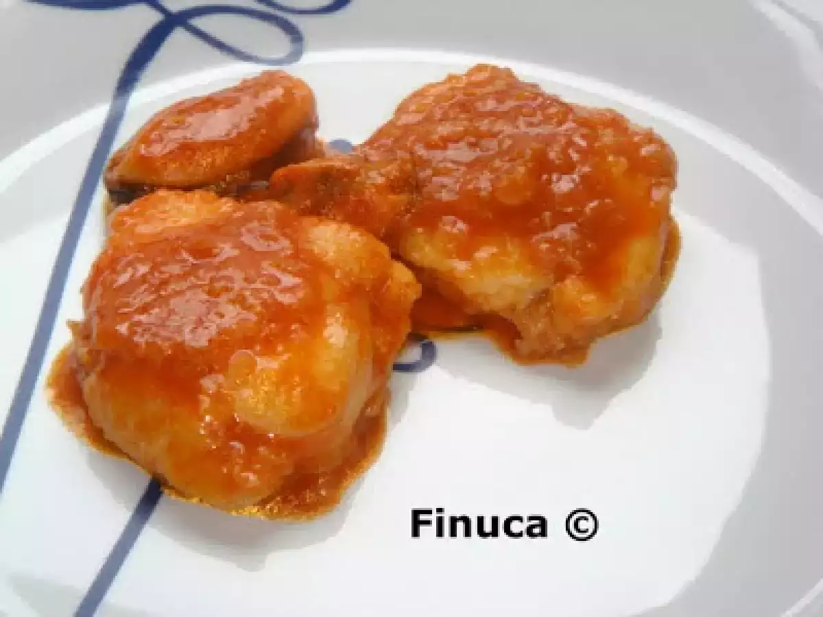 Rape en salsa con mejillones