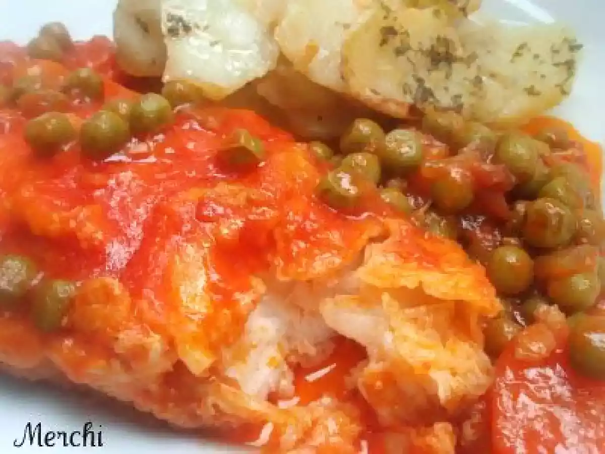 Rape en salsa con patatas panaderas - foto 2