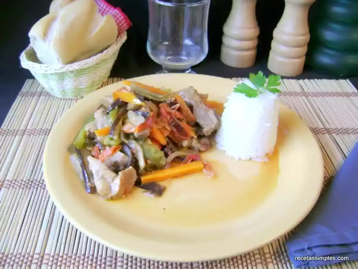 Ratatouille con cerdo