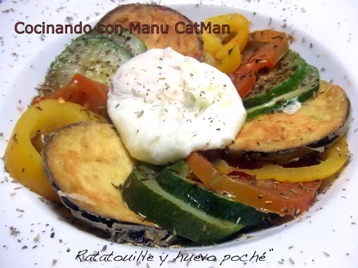 Ratatouille y huevo poché en Thx