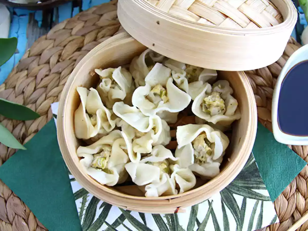Raviolis de pollo al vapor (Bouchons de la Isla de la Reunión) - foto 2