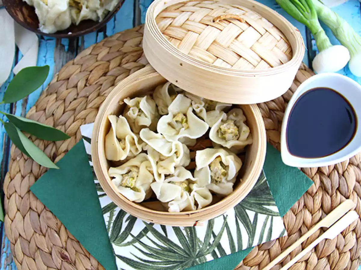 Raviolis de pollo al vapor (Bouchons de la Isla de la Reunión) - foto 4