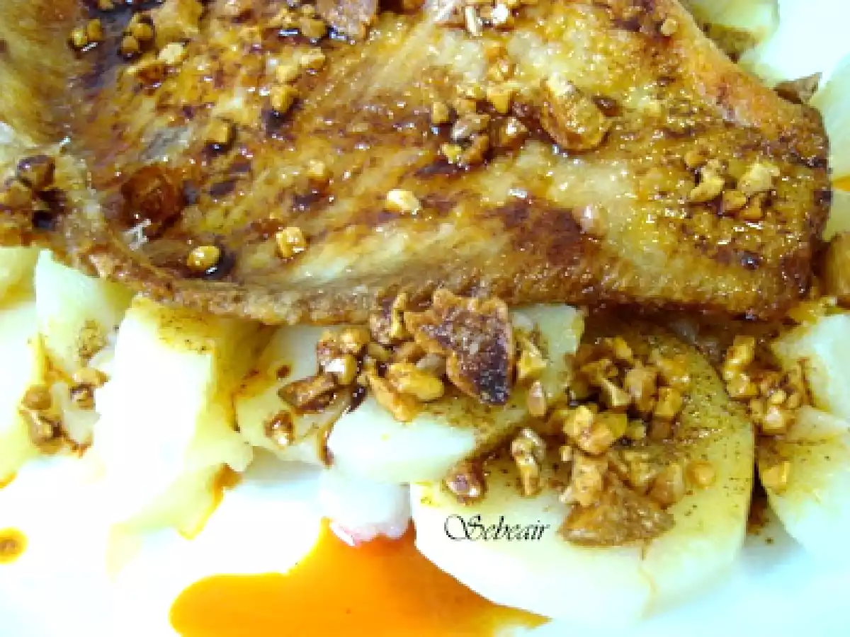 RAYA A LA GALLEGA CON ALMENDRAS (tradicional) - foto 2