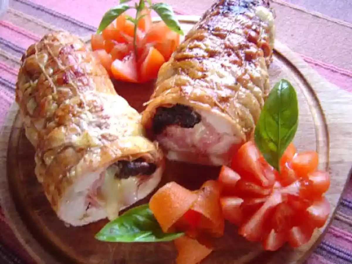 Receta Arrollado de Pollo