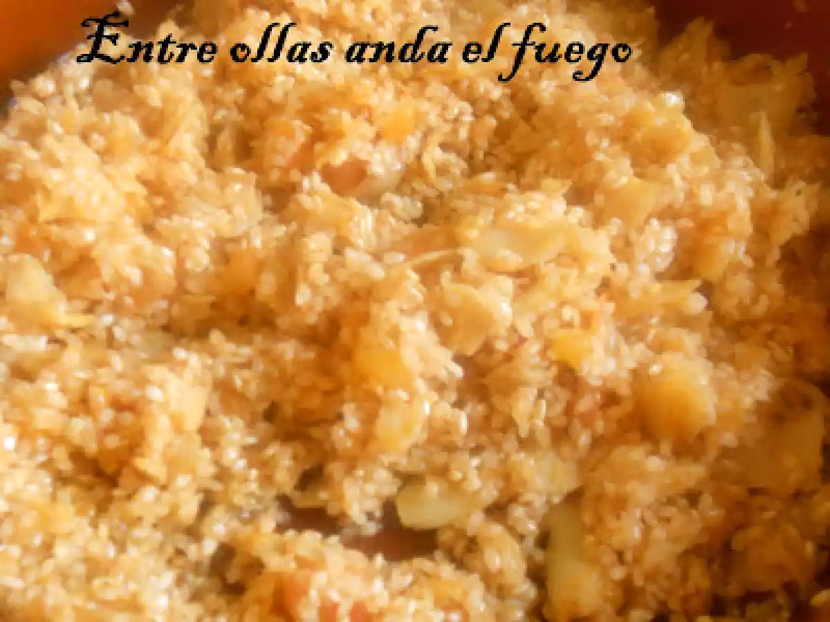 RECETA DE ARROZ CON BACALAO Y PATATAS AL HORNO - foto 2