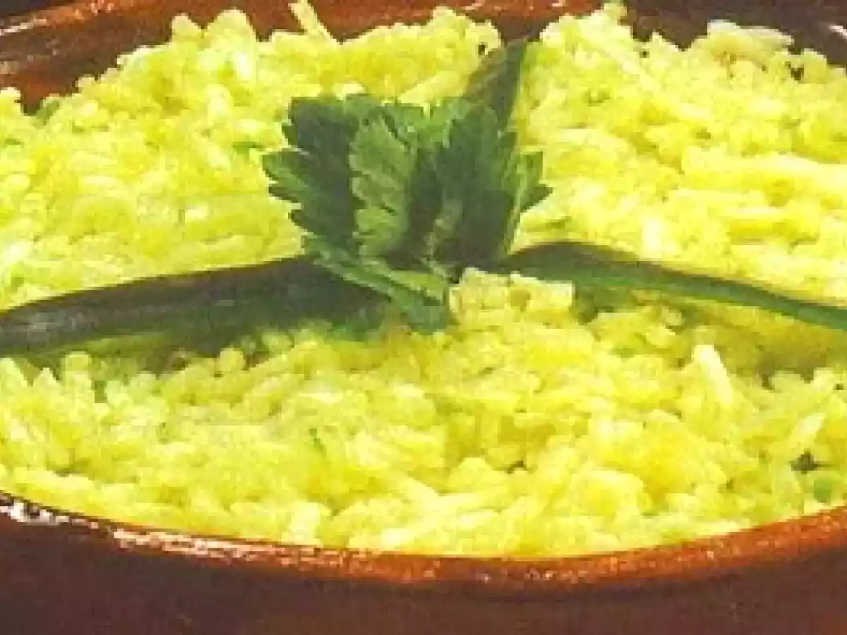 Receta de arroz verde o poblano comida mexicana